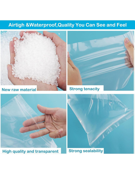 Bolsas de Plástico Reclosables 3x4" Pikdmin - Paquete de 100