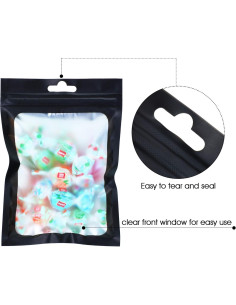 Bolsas de Almacenamiento Reutilizables Boao 100 Piezas 11.9x20.1cm 2