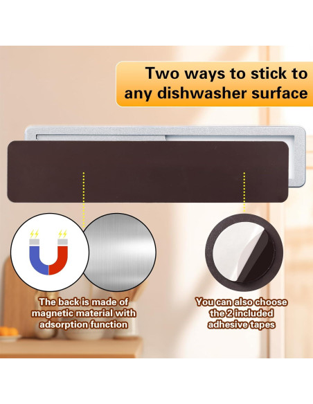 Señal Magnética Lavavajillas Limpio Sucio RIUOTA Plata Señal Magnética Lavavajillas Limpio Sucio RIUOTA Plata