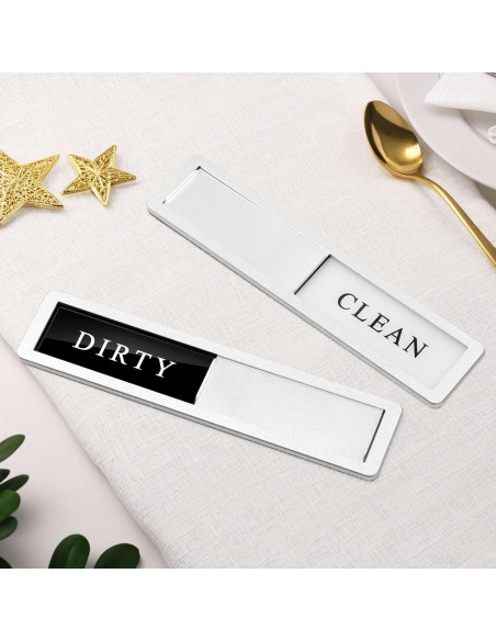Señal Magnética Lavavajillas Limpio Sucio RIUOTA Plata Señal Magnética Lavavajillas Limpio Sucio RIUOTA Plata