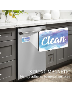 Signo Magnético Lavavajillas KYONANO Limpio Sucio 9x5cm 2