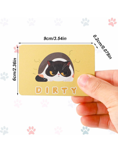 2 Piezas Imán Magnético de Lavavajillas Limpio Sucio Gosknor