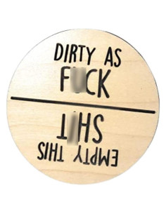 Imán para Lavavajillas Limpio Sucio Bastante Inapropiado 6.35 cm