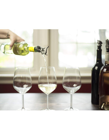 Vertedor de Vino TXOKO de Acero Inoxidable - Aerador y Decantador