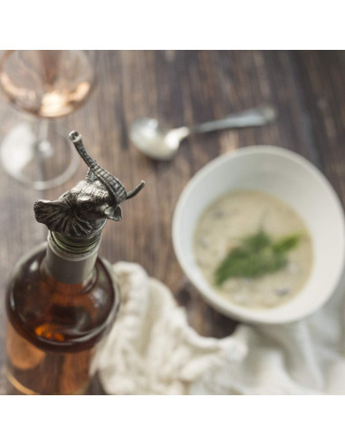 Vertedor de Vino TXOKO de Acero Inoxidable - Aerador y Decantador