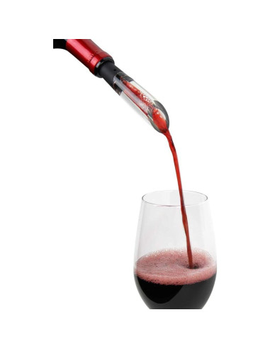 Acelerador de Vino Vinturi Negro para Botella y Decantador