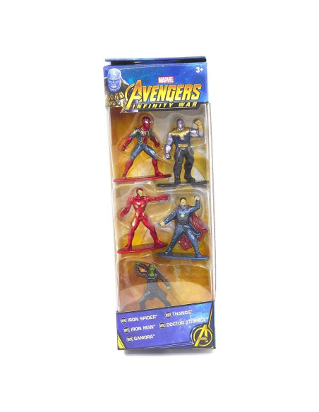 Figuras Coleccionables Nano Metalfigs Jada Toys Marvel 4.19 cm