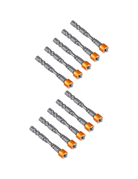 10 Puntas Magnéticas PH2 Eujgoov para Destornillador de Pladur