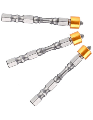 10 Puntas Magnéticas PH2 Eujgoov para Destornillador de Pladur