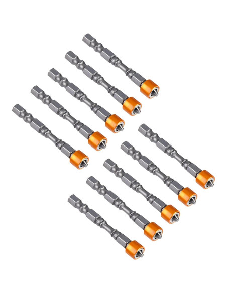 10 Puntas Magnéticas PH2 Eujgoov para Destornillador de Pladur