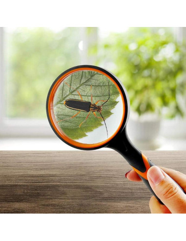 Lupa de Mano Rongon 10X 100mm Irrompible Paquete de 2