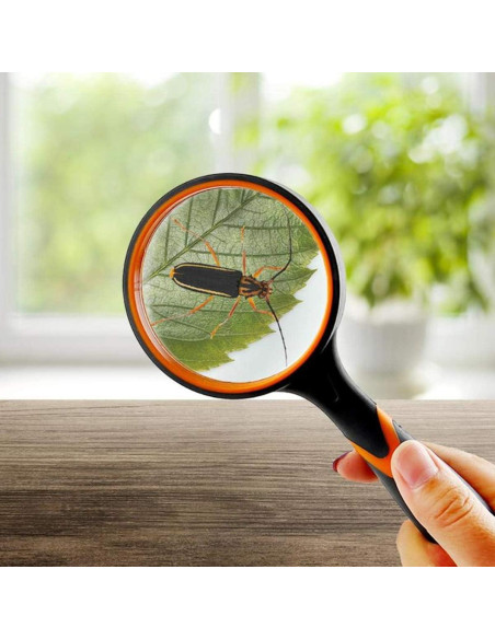 Lupa de Mano Rongon 10X 100mm Irrompible Paquete de 2