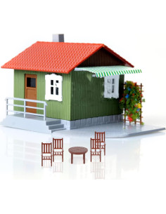 Conjunto de Muebles en Miniatura Toyvian 1:50 Mesa y Sillas 2