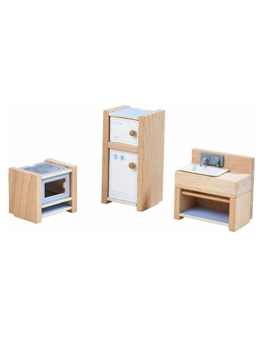 Conjunto de Cocina HABA para Muñecas - Madera 17.6x7x31.6 cm