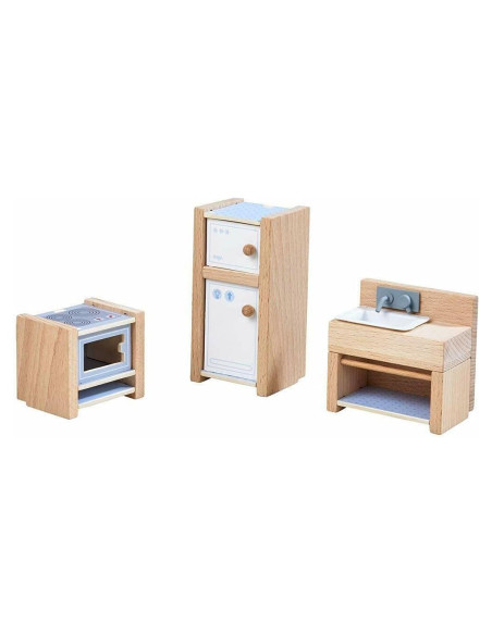 Conjunto de Cocina HABA para Muñecas - Madera 17.6x7x31.6 cm