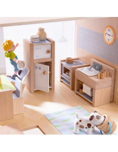 Conjunto de Cocina HABA para Muñecas - Madera 17.6x7x31.6 cm 2