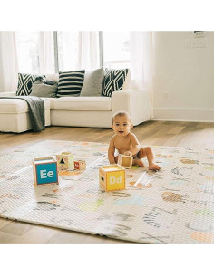 Alfombra de Juego Plegable Toddleroo ABC 180x180 cm - Segura y Resistente al Agua 2