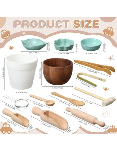 14 Herramientas Sensoriales Tiangrid para Niños - Desarrollo Motor Fino 2