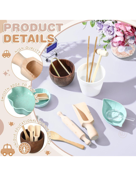 14 Herramientas Sensoriales Tiangrid para Niños - Desarrollo Motor Fino