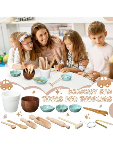 14 Herramientas Sensoriales Tiangrid para Niños - Desarrollo Motor Fino