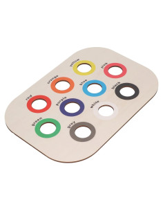 Tablero Clasificador de Colores de Madera Demeras 39x27cm