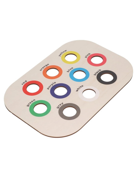 Tablero Clasificador de Colores de Madera Demeras 39x27cm