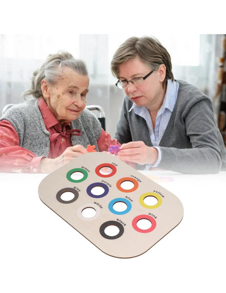 Tablero Clasificador de Colores de Madera Demeras 39x27cm