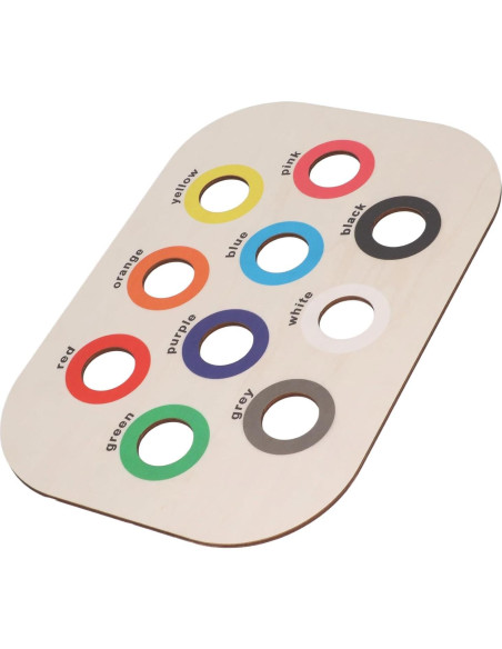 Tablero Clasificador de Colores de Madera Demeras 39x27cm