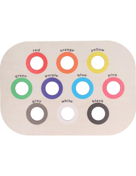 Tablero Clasificador de Colores de Madera Demeras 39x27cm