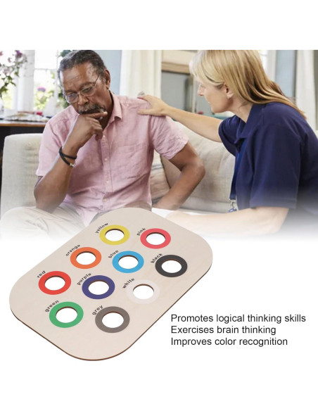 Tablero Clasificador de Colores de Madera Demeras 39x27cm