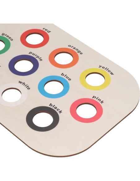 Tablero Clasificador de Colores de Madera Demeras 39x27cm