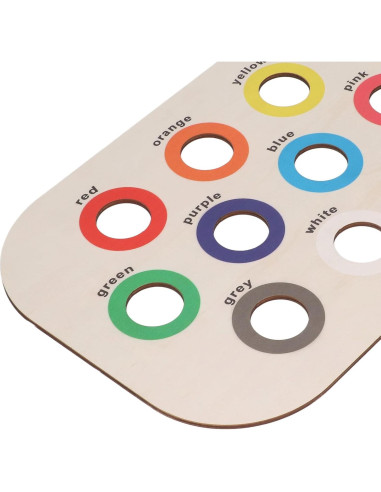 Tablero Clasificador de Colores de Madera Demeras 39x27cm