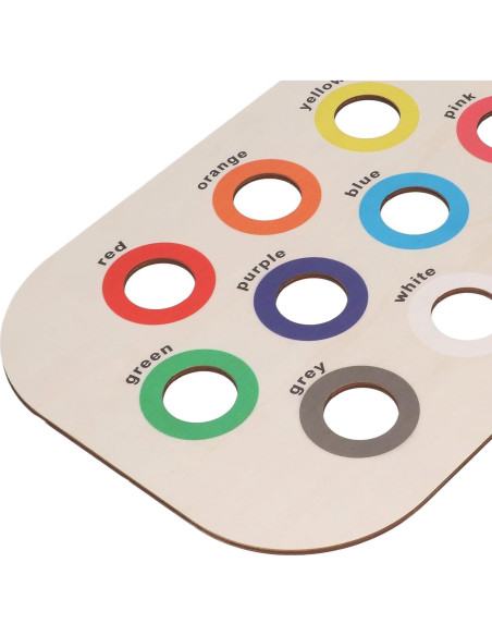 Tablero Clasificador de Colores de Madera Demeras 39x27cm