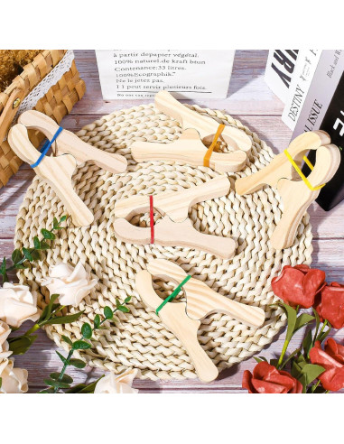 12 Clips de Madera para Juego Montessori y Waldorf - 363g