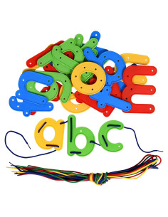 Juguete de Enhebrar Alfabeto Learning Advantage - 34 Piezas