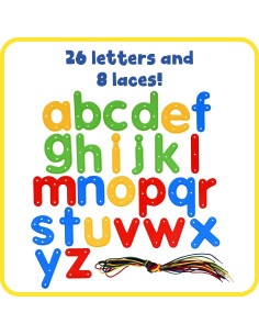 Juguete de Enhebrar Alfabeto Learning Advantage - 34 Piezas 2