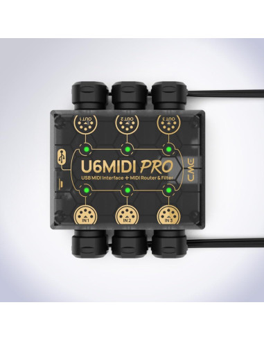 CME Cable MIDI 4-Pack 2FT (60cm) 5-pin DIN Ultra-Fino