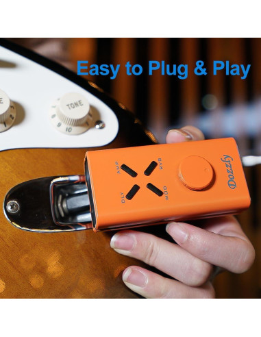 Amplificador de Auriculares Dozzly MS-8 Naranja con 18 Efectos