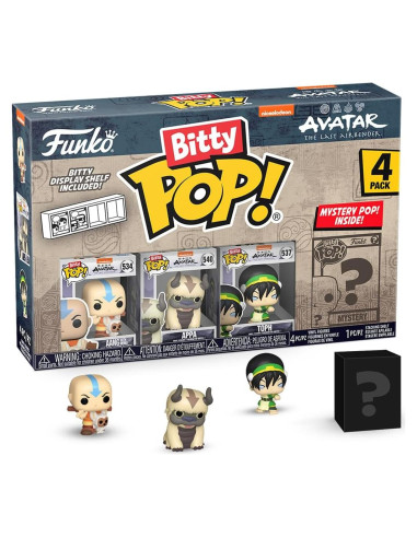Funko Bitty POP! Avatar: El Último Maestro Aire - 4 Figuras 2.2 cm