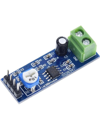Módulo Amplificador de Audio LM386 QEBIDUM 6 Pcs 5V-12V