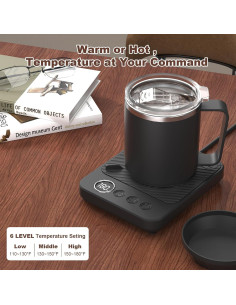 Calentador de Tazas Eléctrico Felibeaco 36W con Temporizador 2