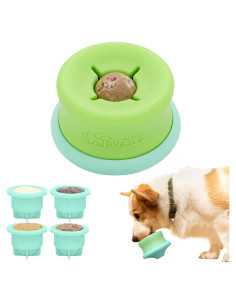 Juguete interactivo para perros Puzzle Feeder azul 23x14cm