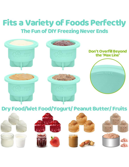 Juguete interactivo para perros Puzzle Feeder azul 23x14cm