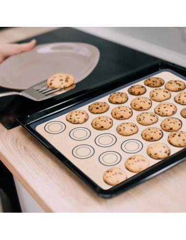 Estera de Hornear de Silicona GaesQae 5 Piezas Antiadherente