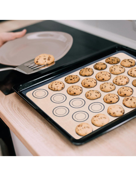 Estera de Hornear de Silicona GaesQae 5 Piezas Antiadherente