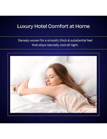 Conjunto de Sábanas Queen Algodón 1000 Hilos California Design Den Beige