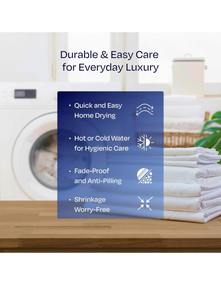 Conjunto de Sábanas Queen Algodón 1000 Hilos California Design Den Beige