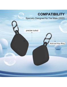 Funda de Silicona Impermeable para Tile Mate 2022 - 2 Paquetes 2