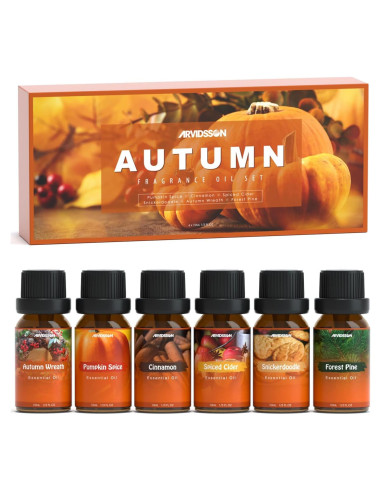 Juego de Aceites Aromáticos ARVIDSSON Otoño 6x10ml