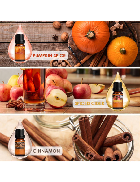 Juego de Aceites Aromáticos ARVIDSSON Otoño 6x10ml Juego de Aceites Aromáticos ARVIDSSON Otoño 6x10ml